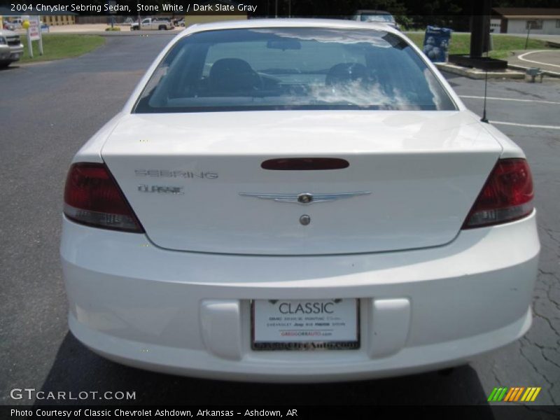 Stone White / Dark Slate Gray 2004 Chrysler Sebring Sedan