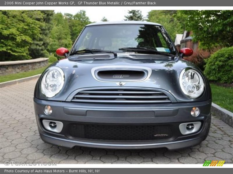 GP Thunder Blue Metallic / Grey/Panther Black 2006 Mini Cooper John Copper Works GP