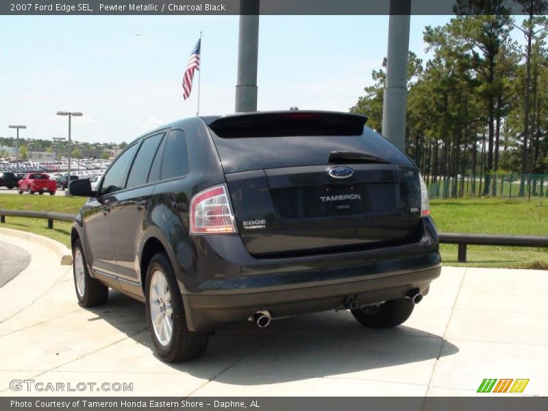 Pewter Metallic / Charcoal Black 2007 Ford Edge SEL