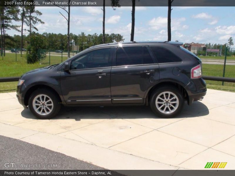 Pewter Metallic / Charcoal Black 2007 Ford Edge SEL