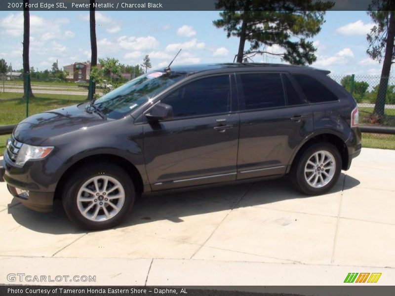 Pewter Metallic / Charcoal Black 2007 Ford Edge SEL