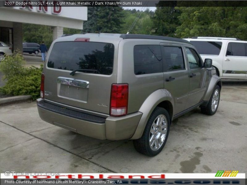 Light Khaki Metallic / Dark Khaki/Medium Khaki 2007 Dodge Nitro SLT 4x4