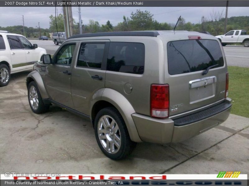 Light Khaki Metallic / Dark Khaki/Medium Khaki 2007 Dodge Nitro SLT 4x4