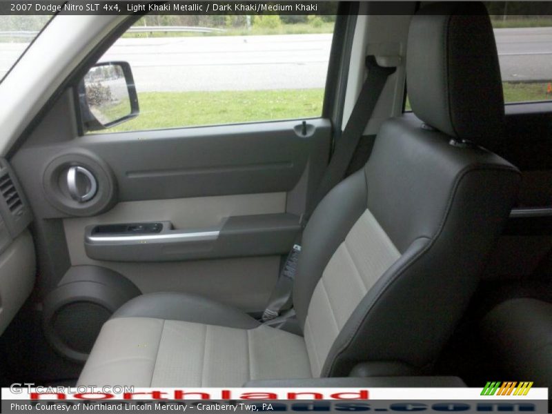 Light Khaki Metallic / Dark Khaki/Medium Khaki 2007 Dodge Nitro SLT 4x4