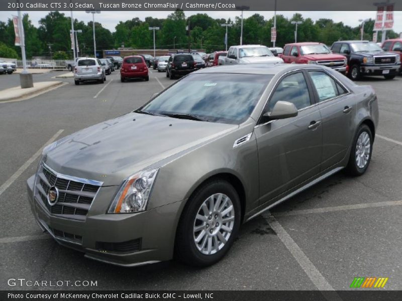 Tuscan Bronze ChromaFlair / Cashmere/Cocoa 2010 Cadillac CTS 3.0 Sedan