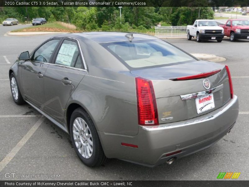 Tuscan Bronze ChromaFlair / Cashmere/Cocoa 2010 Cadillac CTS 3.0 Sedan