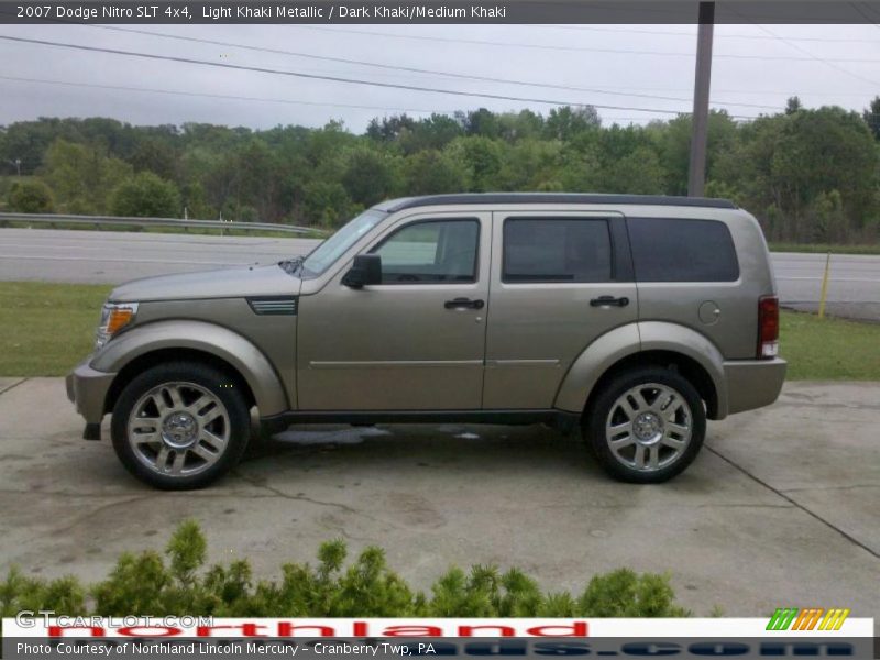 Light Khaki Metallic / Dark Khaki/Medium Khaki 2007 Dodge Nitro SLT 4x4