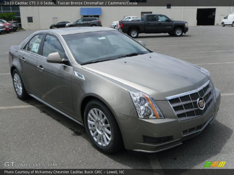 Tuscan Bronze ChromaFlair / Cashmere/Cocoa 2010 Cadillac CTS 3.0 Sedan
