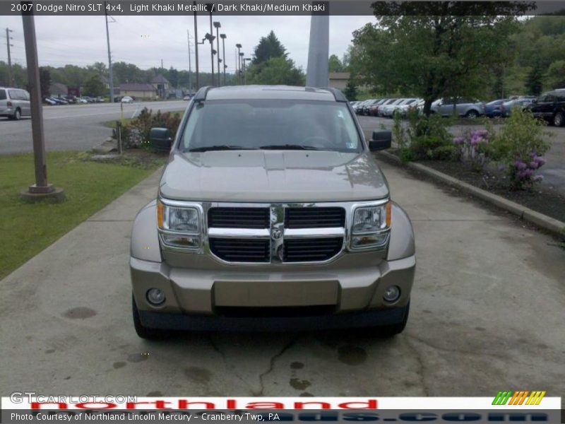 Light Khaki Metallic / Dark Khaki/Medium Khaki 2007 Dodge Nitro SLT 4x4