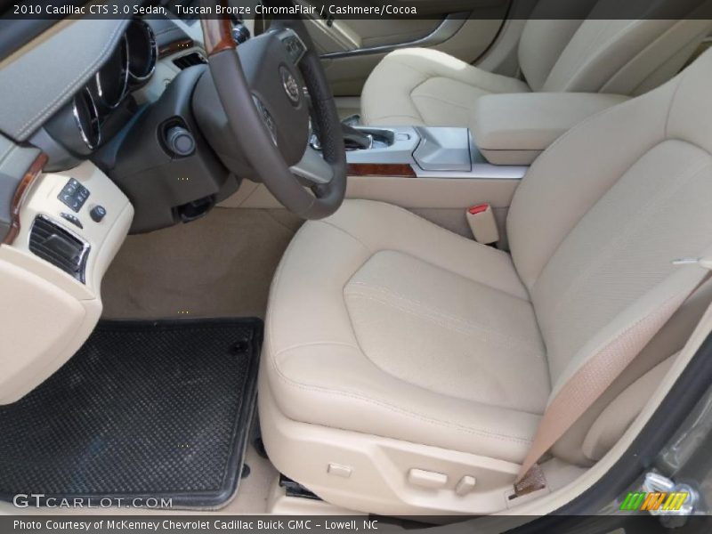 Tuscan Bronze ChromaFlair / Cashmere/Cocoa 2010 Cadillac CTS 3.0 Sedan