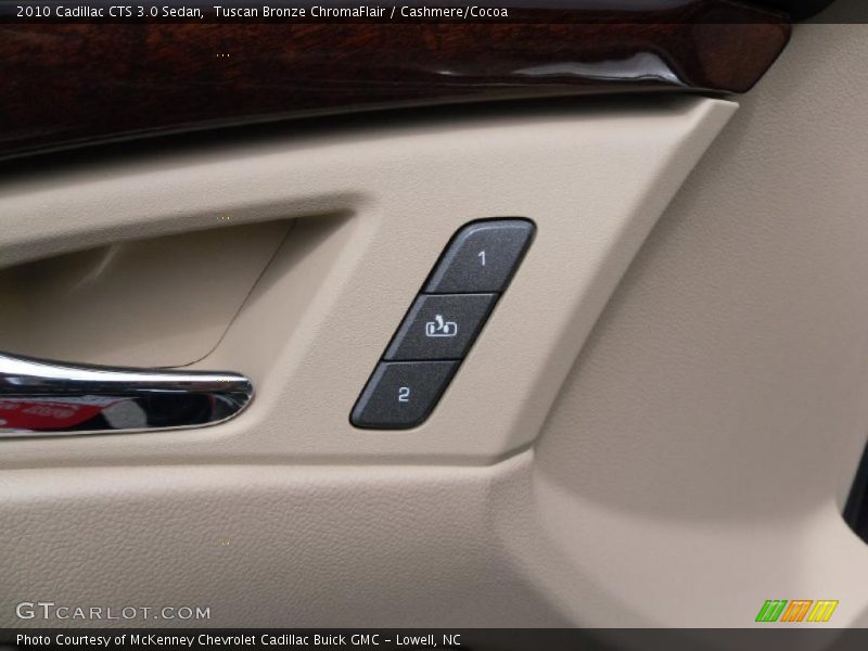 Tuscan Bronze ChromaFlair / Cashmere/Cocoa 2010 Cadillac CTS 3.0 Sedan