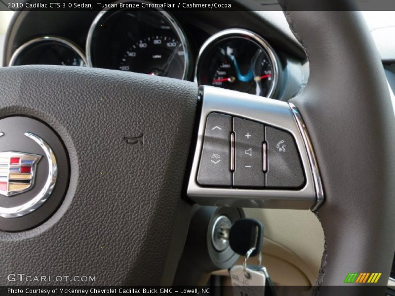 Tuscan Bronze ChromaFlair / Cashmere/Cocoa 2010 Cadillac CTS 3.0 Sedan