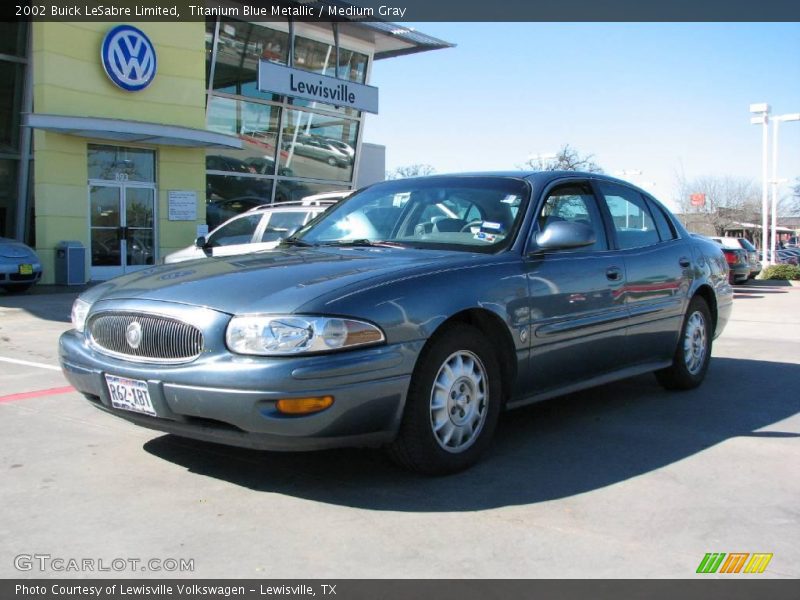 Titanium Blue Metallic / Medium Gray 2002 Buick LeSabre Limited