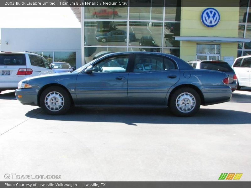 Titanium Blue Metallic / Medium Gray 2002 Buick LeSabre Limited