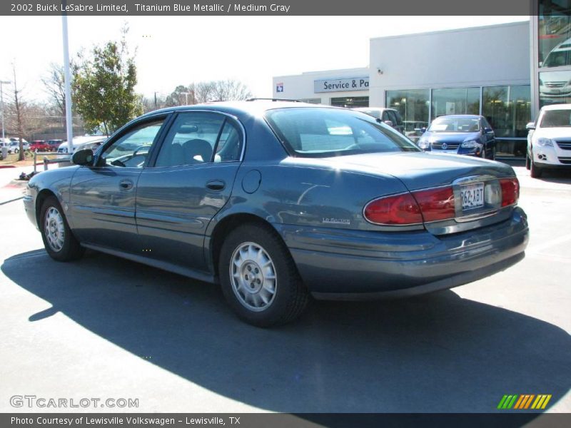 Titanium Blue Metallic / Medium Gray 2002 Buick LeSabre Limited
