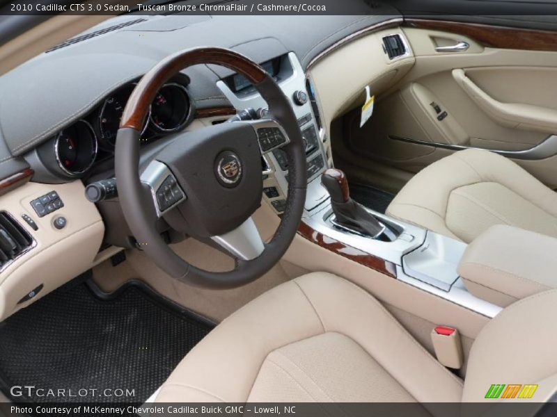 Tuscan Bronze ChromaFlair / Cashmere/Cocoa 2010 Cadillac CTS 3.0 Sedan