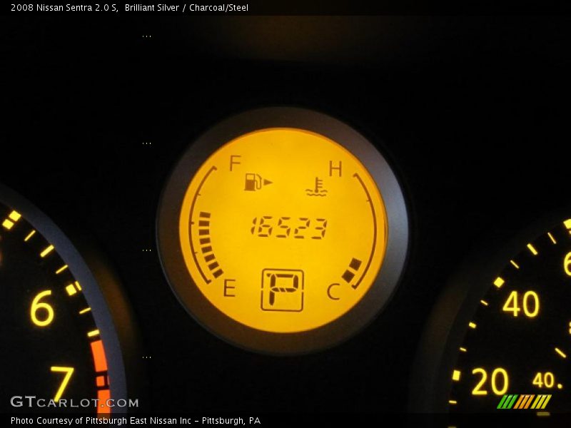 Brilliant Silver / Charcoal/Steel 2008 Nissan Sentra 2.0 S