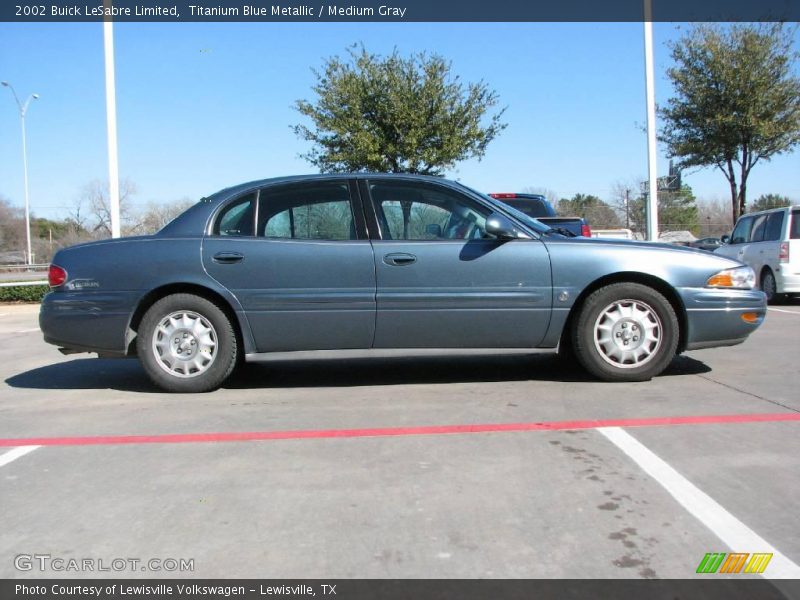 Titanium Blue Metallic / Medium Gray 2002 Buick LeSabre Limited