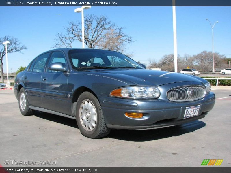 Titanium Blue Metallic / Medium Gray 2002 Buick LeSabre Limited