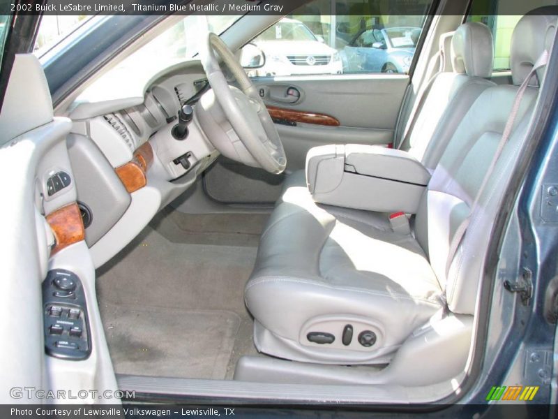 Titanium Blue Metallic / Medium Gray 2002 Buick LeSabre Limited