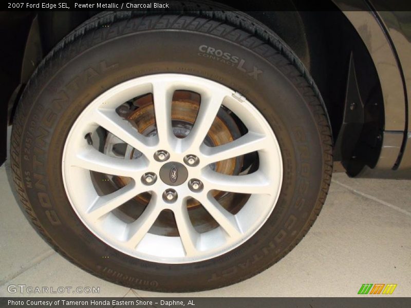 Pewter Metallic / Charcoal Black 2007 Ford Edge SEL