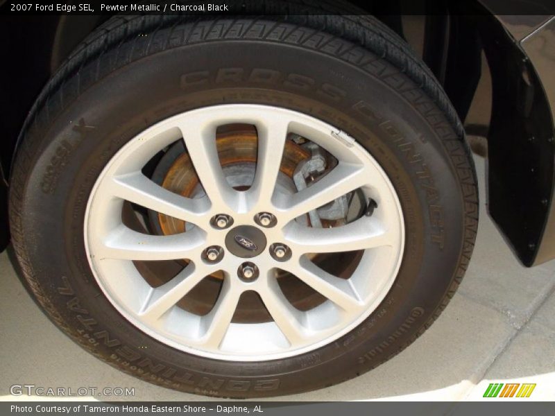 Pewter Metallic / Charcoal Black 2007 Ford Edge SEL