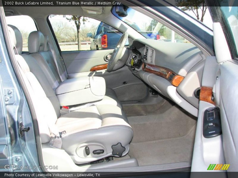Titanium Blue Metallic / Medium Gray 2002 Buick LeSabre Limited