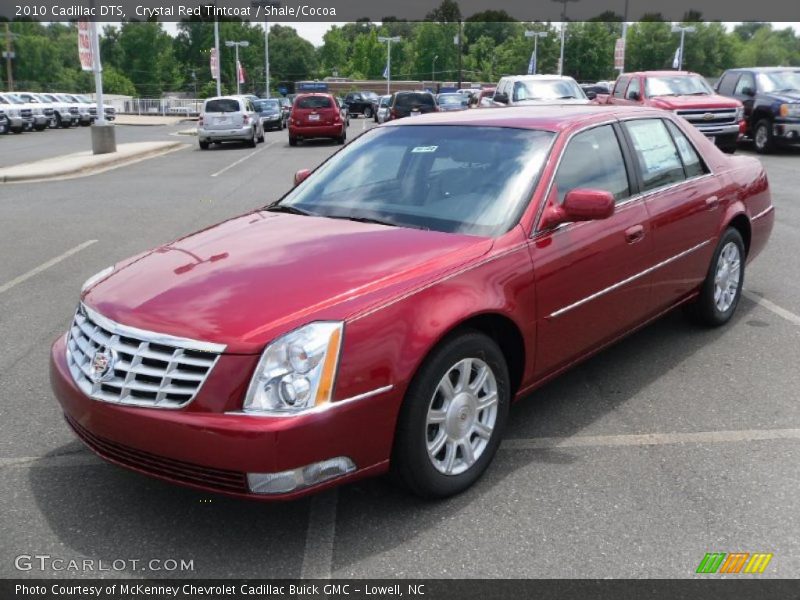 Crystal Red Tintcoat / Shale/Cocoa 2010 Cadillac DTS
