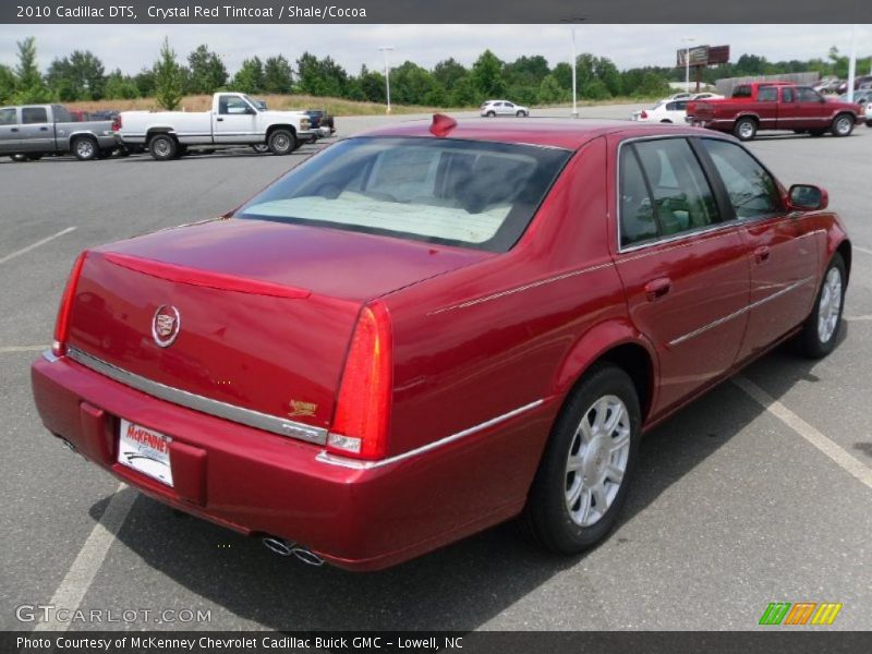 Crystal Red Tintcoat / Shale/Cocoa 2010 Cadillac DTS