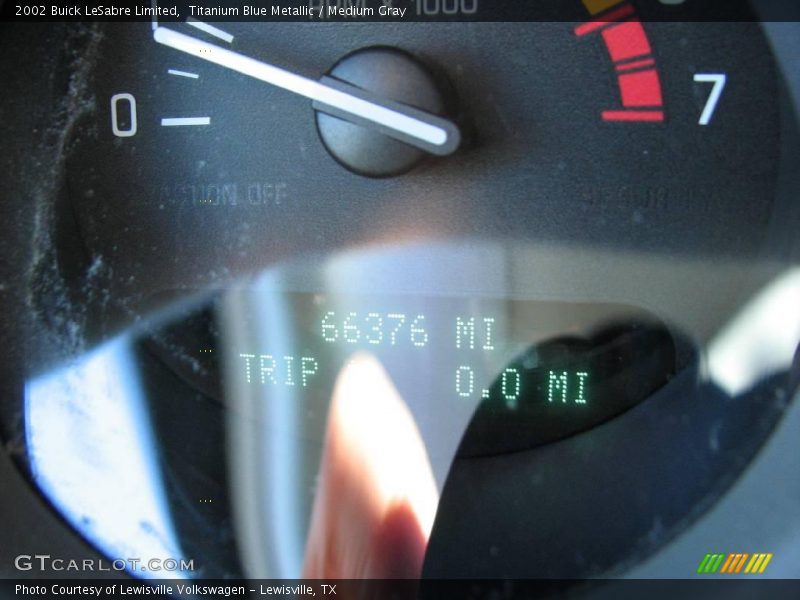 Titanium Blue Metallic / Medium Gray 2002 Buick LeSabre Limited