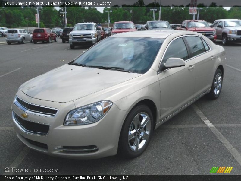 Gold Mist Metallic / Ebony 2010 Chevrolet Malibu LT Sedan