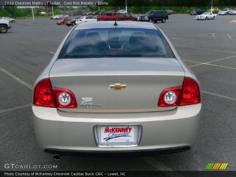 Gold Mist Metallic / Ebony 2010 Chevrolet Malibu LT Sedan