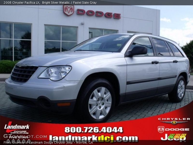 Bright Silver Metallic / Pastel Slate Gray 2008 Chrysler Pacifica LX