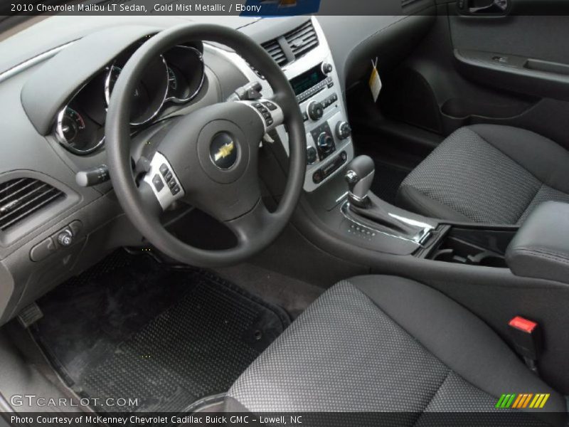 Gold Mist Metallic / Ebony 2010 Chevrolet Malibu LT Sedan