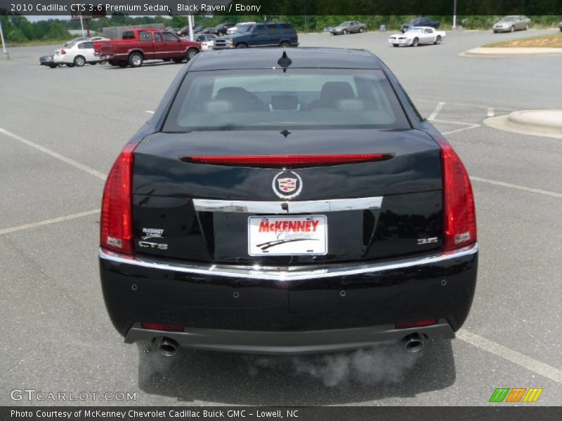 Black Raven / Ebony 2010 Cadillac CTS 3.6 Premium Sedan