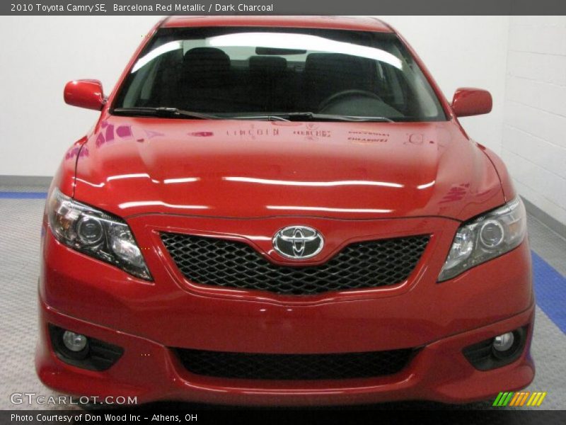 Barcelona Red Metallic / Dark Charcoal 2010 Toyota Camry SE