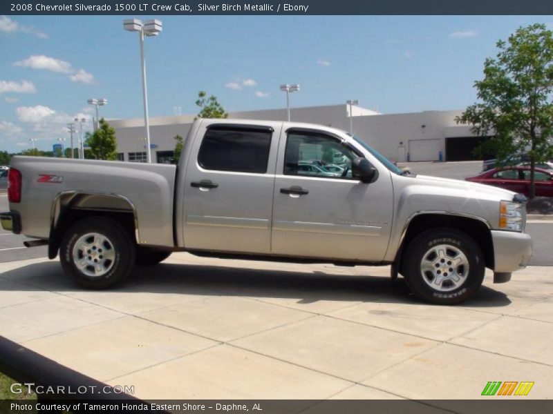 Silver Birch Metallic / Ebony 2008 Chevrolet Silverado 1500 LT Crew Cab