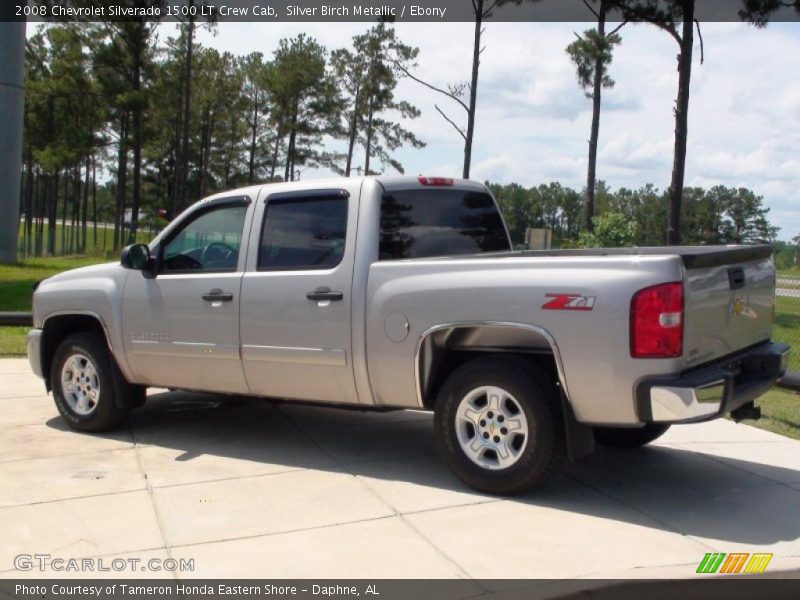 Silver Birch Metallic / Ebony 2008 Chevrolet Silverado 1500 LT Crew Cab