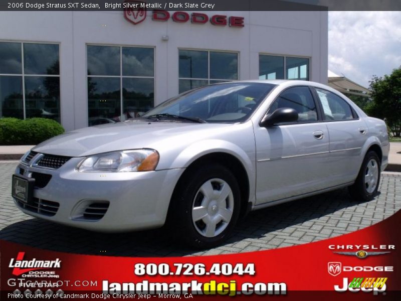 Bright Silver Metallic / Dark Slate Grey 2006 Dodge Stratus SXT Sedan