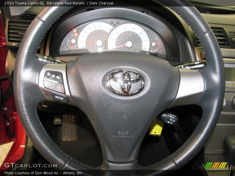 Barcelona Red Metallic / Dark Charcoal 2010 Toyota Camry SE