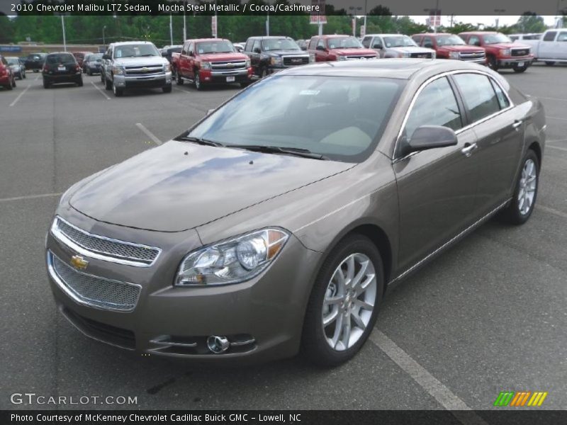 Mocha Steel Metallic / Cocoa/Cashmere 2010 Chevrolet Malibu LTZ Sedan