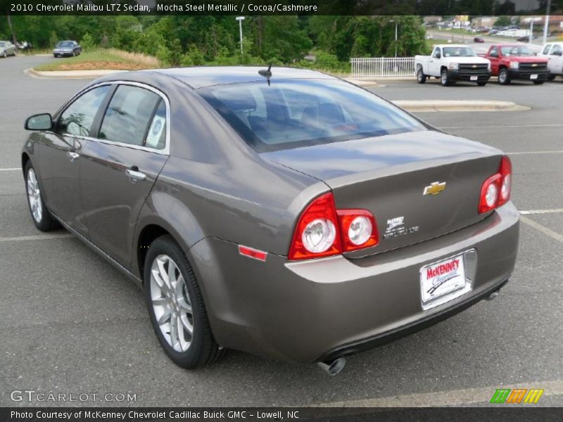 Mocha Steel Metallic / Cocoa/Cashmere 2010 Chevrolet Malibu LTZ Sedan