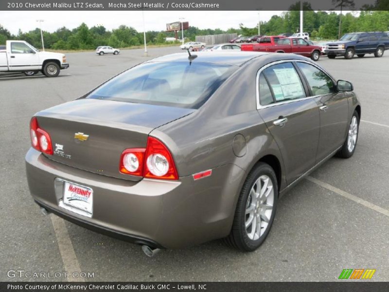 Mocha Steel Metallic / Cocoa/Cashmere 2010 Chevrolet Malibu LTZ Sedan