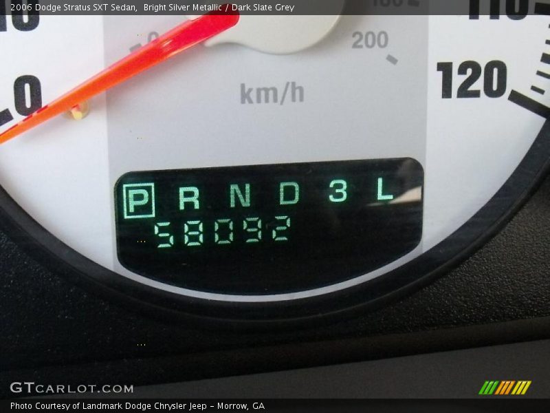 Bright Silver Metallic / Dark Slate Grey 2006 Dodge Stratus SXT Sedan