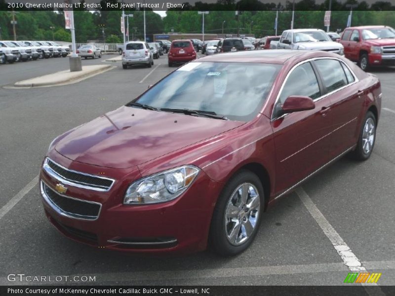 Red Jewel Tintcoat / Ebony 2010 Chevrolet Malibu LT Sedan