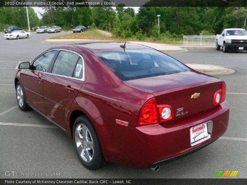 Red Jewel Tintcoat / Ebony 2010 Chevrolet Malibu LT Sedan