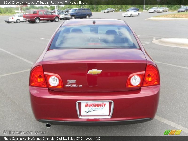 Red Jewel Tintcoat / Ebony 2010 Chevrolet Malibu LT Sedan