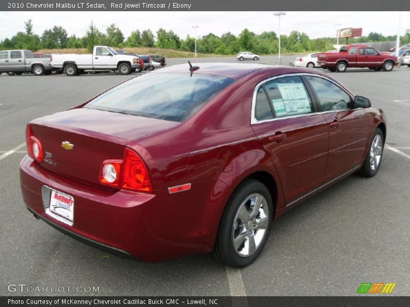 Red Jewel Tintcoat / Ebony 2010 Chevrolet Malibu LT Sedan
