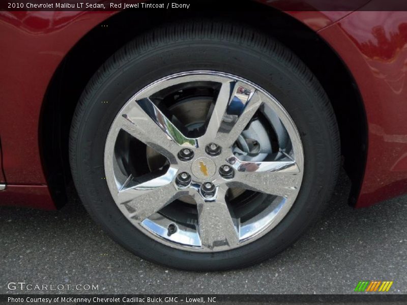 Red Jewel Tintcoat / Ebony 2010 Chevrolet Malibu LT Sedan