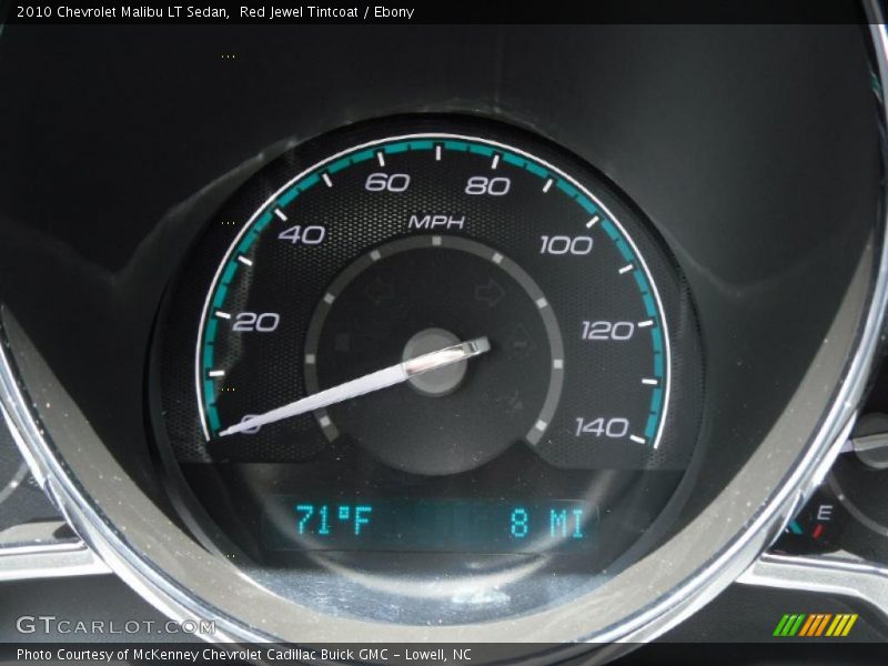 Red Jewel Tintcoat / Ebony 2010 Chevrolet Malibu LT Sedan